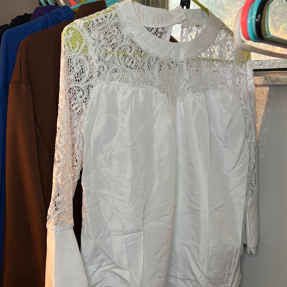 White whimsical top